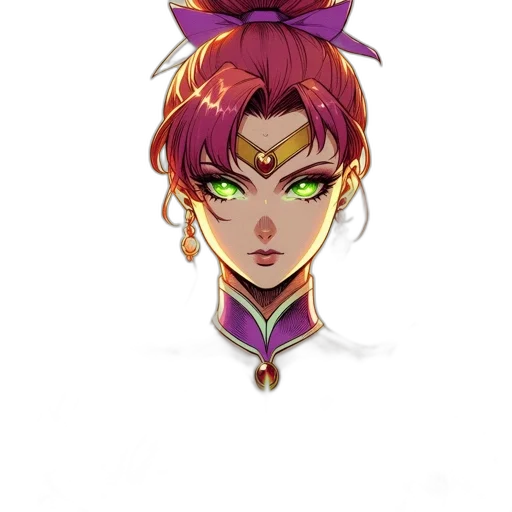 crown, staff, jewelry, face transparent PNG cut-out