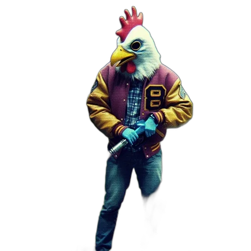 jacket, animal, staff, creature transparent PNG cut-out
