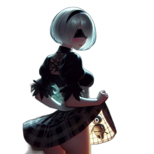 robot, dress, mask, crown transparent PNG cut-out
