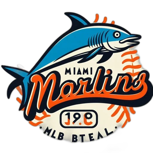 stylized, marlin, leaping, out transparent PNG cut-out