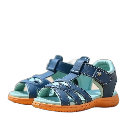shoes, vaporwave, blue, children transparent PNG cut-out
