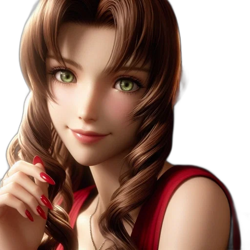 face, photorealistic, anime, fantasy art transparent PNG cut-out
