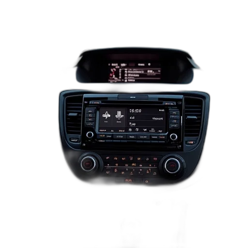 car, stereo, gps, nissan transparent PNG cut-out