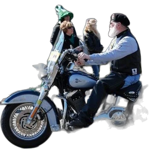 jacket, man, motorcycle, rides transparent PNG cut-out