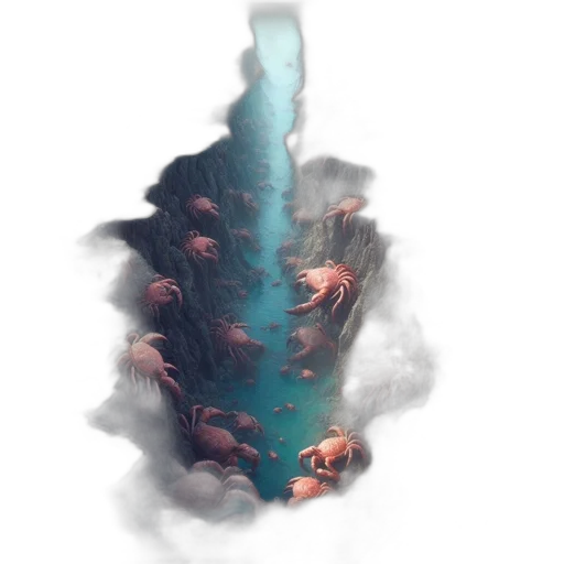 creature, dragon, crown, hair transparent PNG cut-out