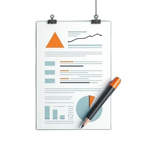 document, audit, report, illustration transparent PNG cut-out