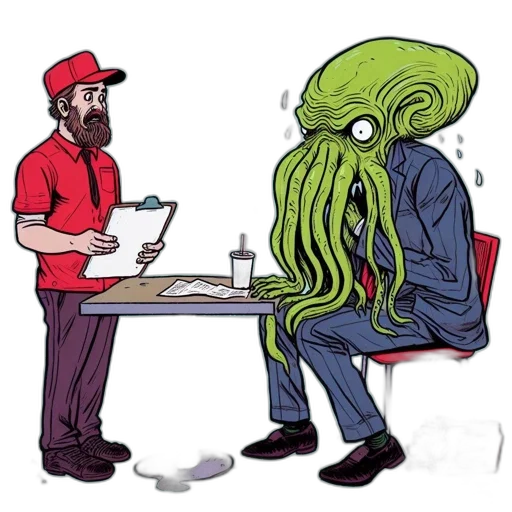 hair, creature, hat, food transparent PNG cut-out