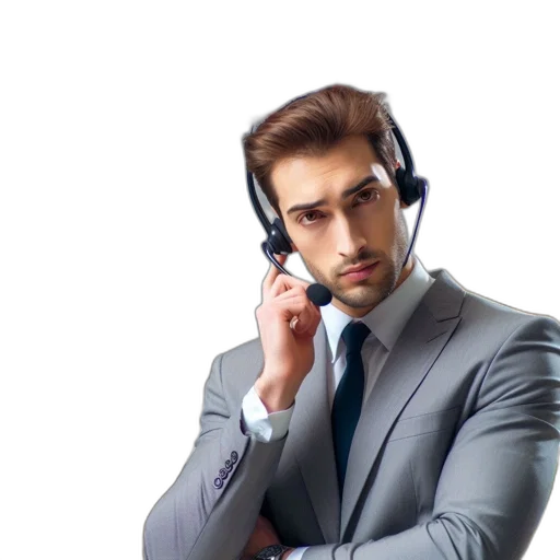 staff, photorealistic, office-like, environment transparent PNG cut-out
