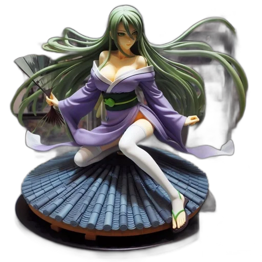 concept art, fantasy art, green, animated transparent PNG cut-out