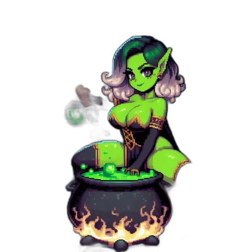 staff, pixel art, concept art, fantasy art transparent PNG cut-out