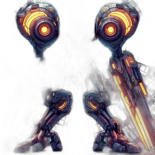 weapon, robot, staff, sword transparent PNG cut-out