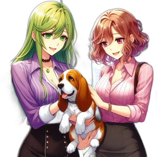 staff, animal, pixel art, anime transparent PNG cut-out