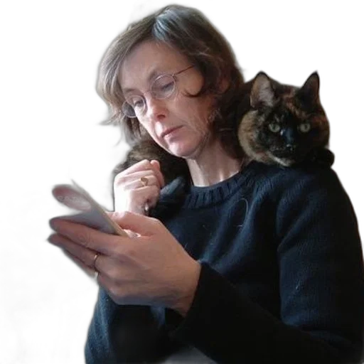 staff, animal, creature, woman transparent PNG cut-out