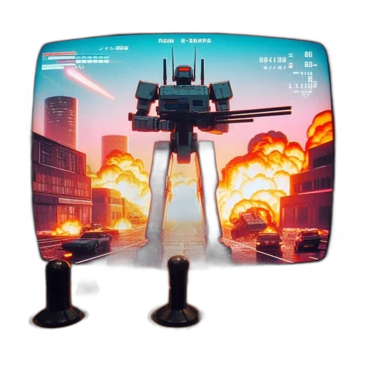 robot, weapon, furniture, jacket transparent PNG cut-out