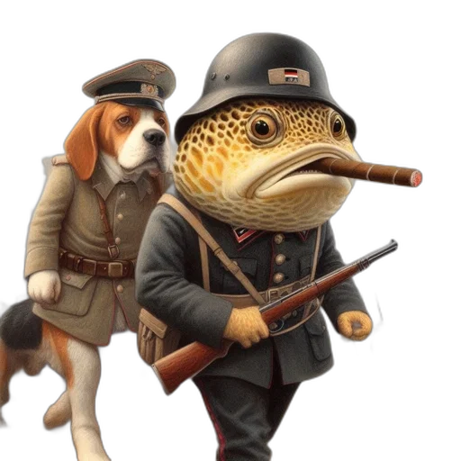 staff, animal, hat, weapon transparent PNG cut-out