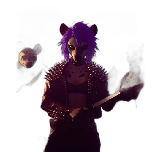 mask, staff, dragon, creature transparent PNG cut-out