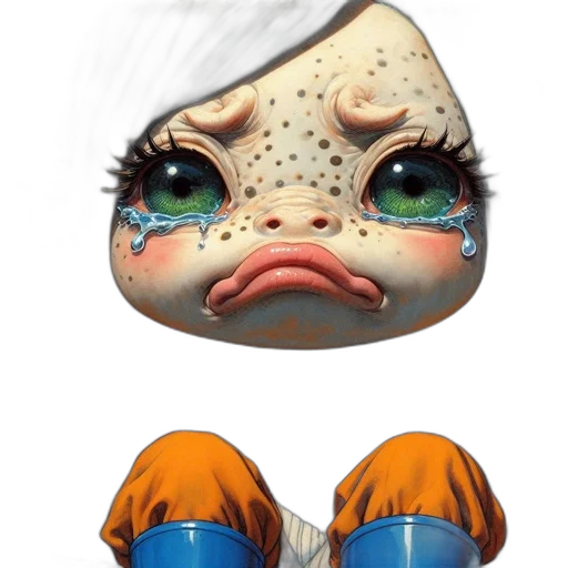 mask, face, creature, concept art transparent PNG cut-out