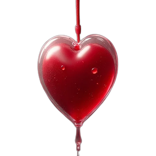 photorealistic, 3d render, red, blood transparent PNG cut-out