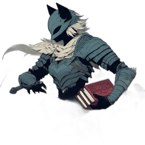 mask, creature, staff, jacket transparent PNG cut-out