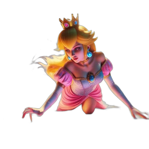 crown, dress, creature, concept art transparent PNG cut-out