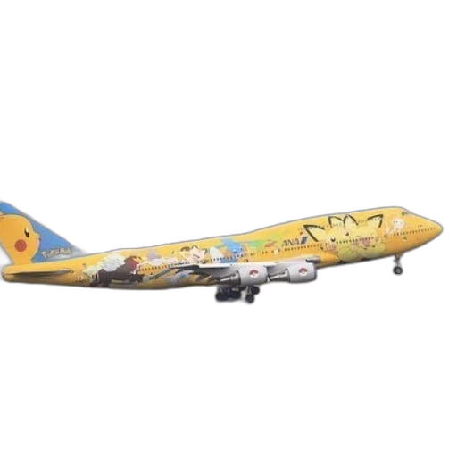 yellow, airplane, colorful, pokemon transparent PNG cut-out