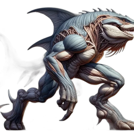 dragon, creature, animal, concept art transparent PNG cut-out