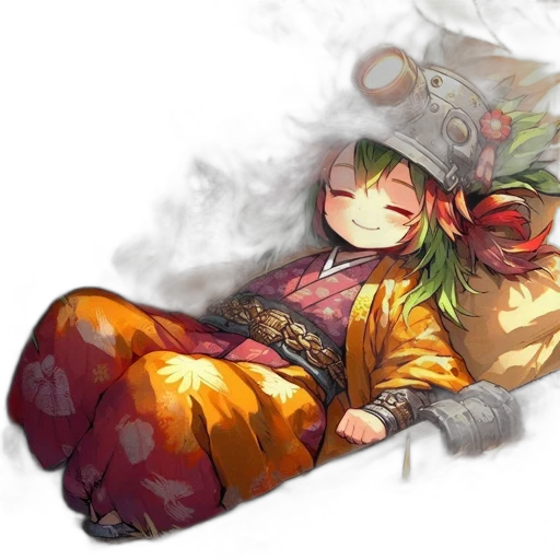 dragon, mask, staff, pixel art transparent PNG cut-out