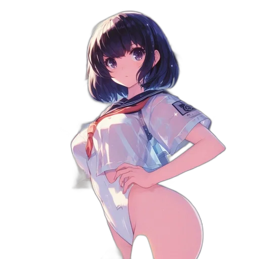 dress, jacket, robot, weapon transparent PNG cut-out