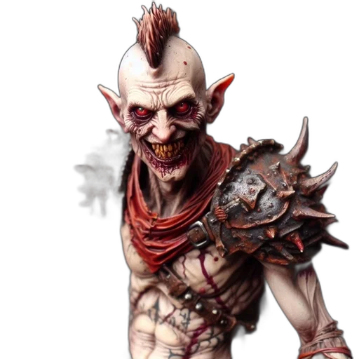 staff, face, mask, creature transparent PNG cut-out