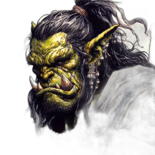 face, mask, creature, fantasy art transparent PNG cut-out