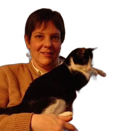 staff, animal, woman, brown transparent PNG cut-out