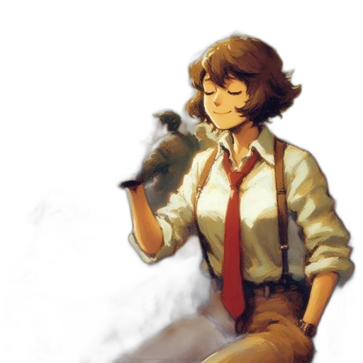 staff, weapon, jacket, robot transparent PNG cut-out