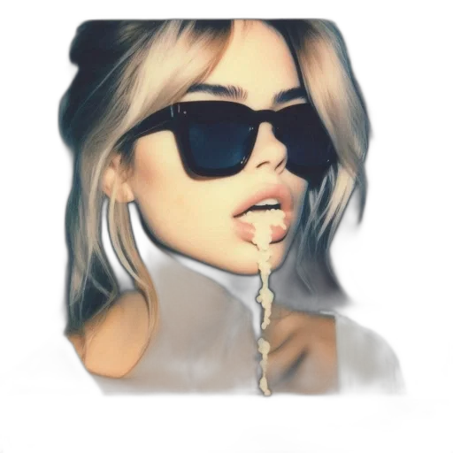 face, jacket, jewelry, mask transparent PNG cut-out