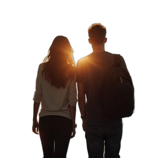 jacket, 3d render, photorealistic, sunset transparent PNG cut-out
