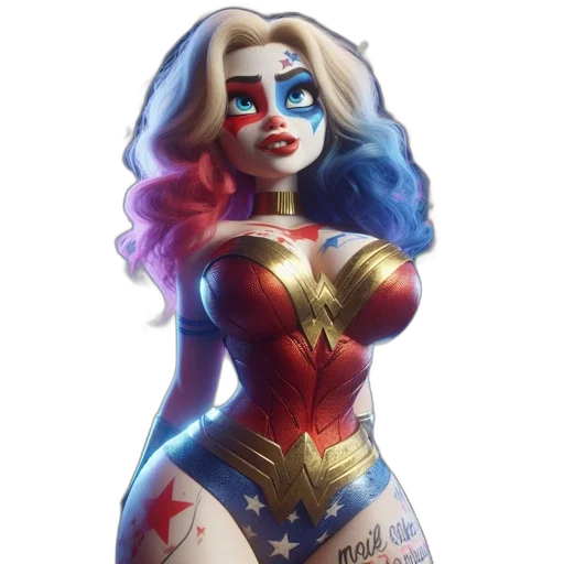 comic book art, concept art, fantasy art, cartoon transparent PNG cut-out