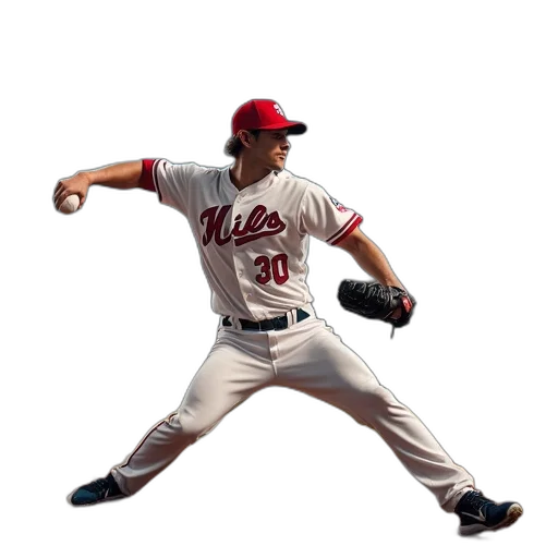 animal, photorealistic, baseball, stars transparent PNG cut-out