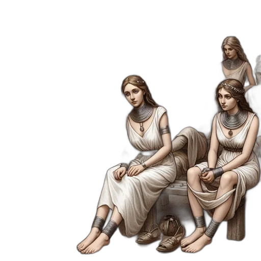dress, jewelry, concept art, fantasy art transparent PNG cut-out