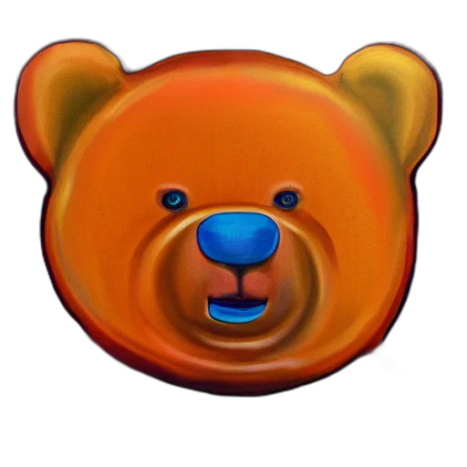 animal, face, 3d render, concept art transparent PNG cut-out
