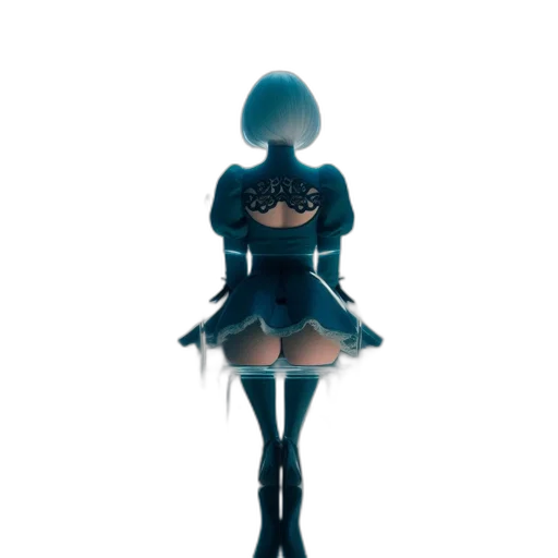 dress, robot, mask, staff transparent PNG cut-out
