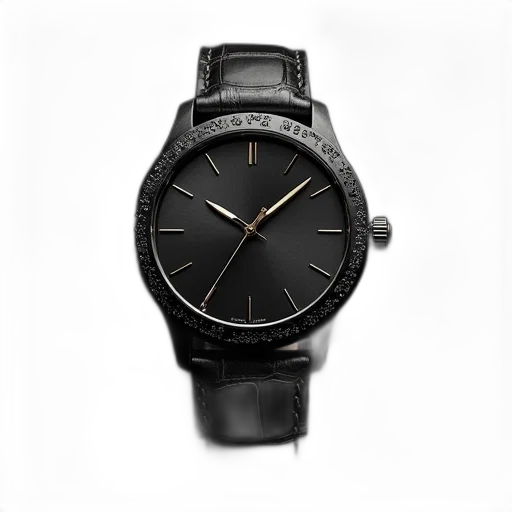 jewelry, black, casique, watch transparent PNG cut-out