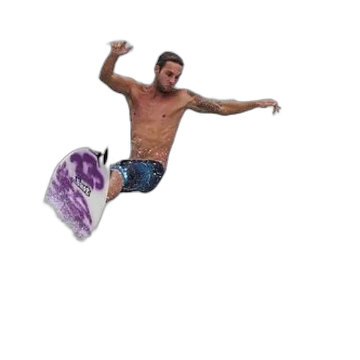 creature, animal, surfer, blue transparent PNG cut-out