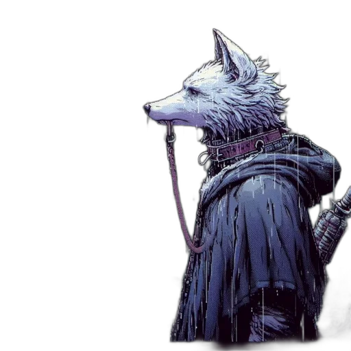 staff, animal, jacket, dragon transparent PNG cut-out