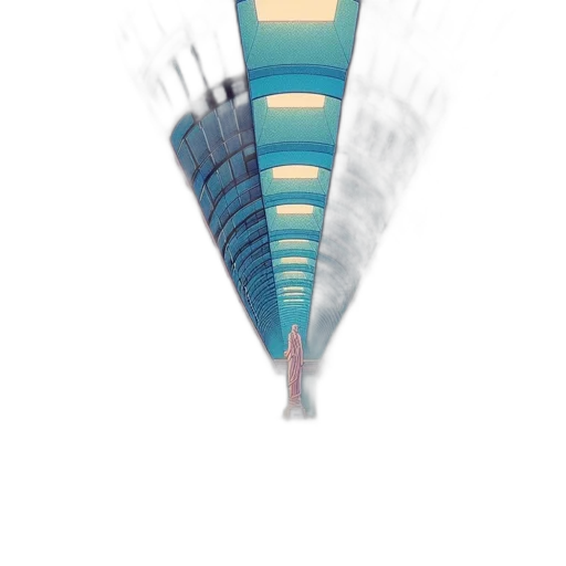 umbrella, building, sword, robot transparent PNG cut-out