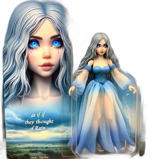 dress, fantasy art, concept art, 3d render transparent PNG cut-out