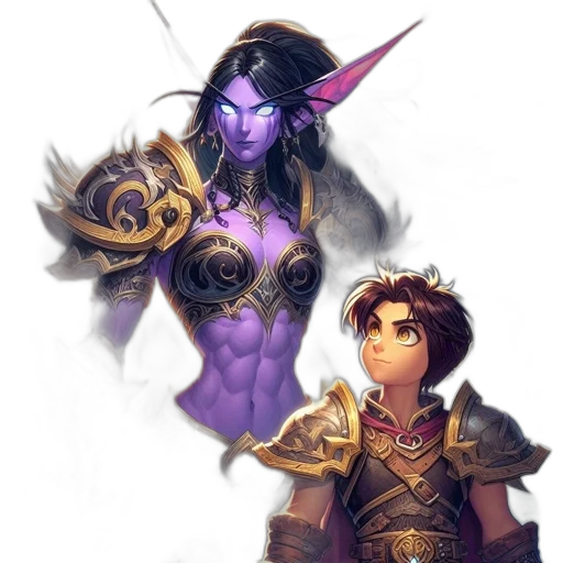 staff, sword, dragon, fantasy art transparent PNG cut-out