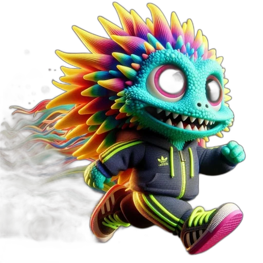 dragon, creature, staff, mask transparent PNG cut-out