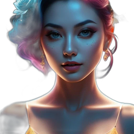 face, jewelry, crown, dress transparent PNG cut-out