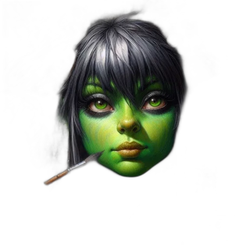 mask, face, staff, creature transparent PNG cut-out