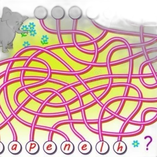 cartoon, elephant, navigating, through transparent PNG cut-out
