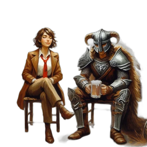 jacket, concept art, fantasy art, comic book art transparent PNG cut-out